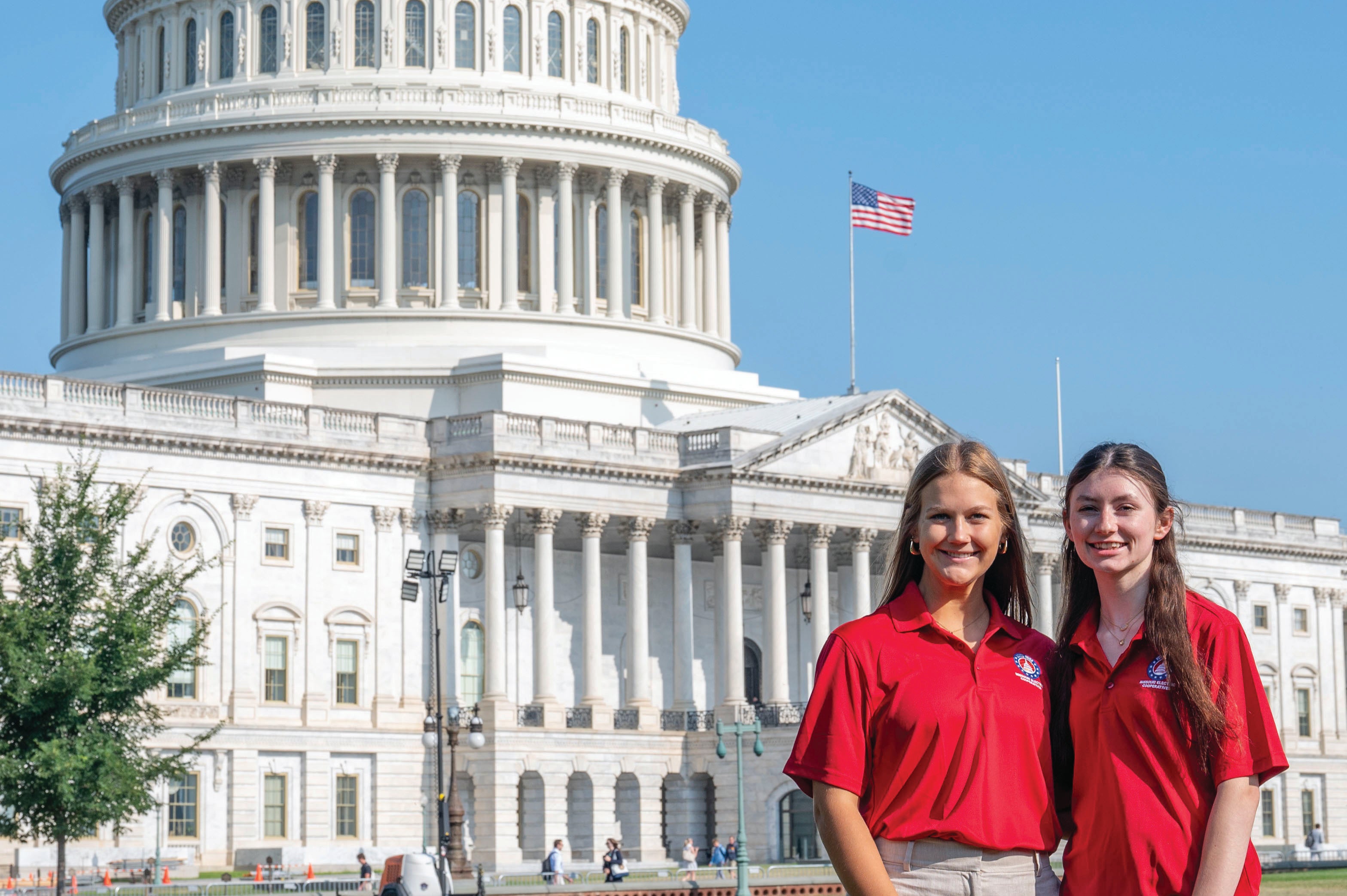 Youth Tour in front of Capitol